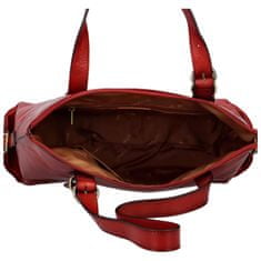 Katana Luxusní dámská kožená kabelka Katana Sana, červená