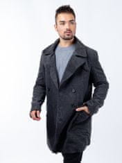 Glano Pánský kabát - tmavě šedý Velikost: M