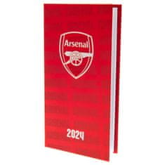 FotbalFans Diář 2024 Arsenal FC, tenký, týdenní