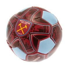 FotbalFans Pěnový míč West Ham United FC, modro-vínový, průměr 10 cm