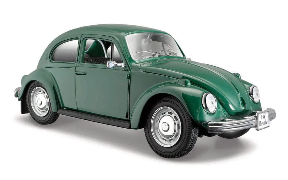 Levně Maisto Volkswagen Beetle, zelená, 1:24