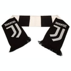 FotbalFans Šála Juventus Turín FC, černo-bílá, 132x19 cm
