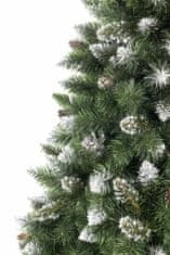 Aga Vánoční stromeček Borovice 180 cm Crystal stříbrná