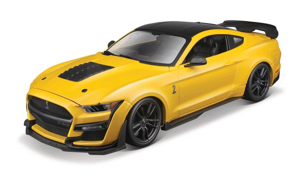 Levně Maisto 2020 Mustang Shelby GT500, metal žlutá, 1:18