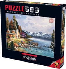 AnaTolian Puzzle Horská chatka 500 dílků
