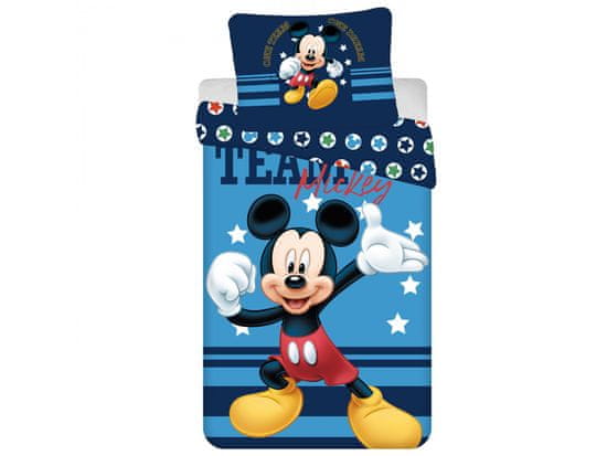 sarcia.eu DISNEY Mickey Mouse bavlněné povlečení pro děti 140cm x 200cm OEKO-TEX