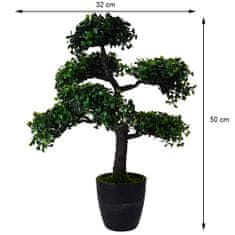 ModernHome Umělý Strom Bonsai 50 Cm Vzor 1