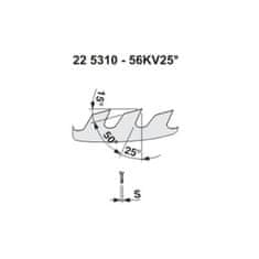 Pilana Pilový kotouč na dřevo 550x3,0x30 5310 - 56KV25° (0205310 055030)