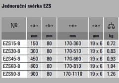 Bessey svěrka jednoruční EZS 900/80 (EZS90-8)