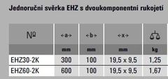 Bessey svěrka jednoruční EHZ30-2K 300/100 (EHZ30-2K)