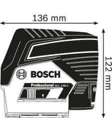 BOSCH Professional křížový laser GCL 2-50 C Professional + RM2 + BT 150 (0601066G02)