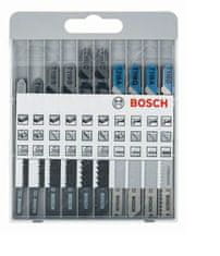 BOSCH Professional 10-ti dílná sada pilových plátků pro kmitací pily Basic for Metal and Wood (2607010630)