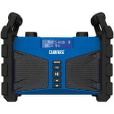 Narex AKU rádio na stavbu s powerbankou BT 02 (FM, AUX, USB, Bluetooth) (65405613)