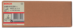 BOSCH Professional Odsávací kryt s kartáčovým věncem 115/125 mm (2605510224)