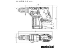 Metabo Aku kombinované kladivo KH 18 LTX BL 24 Q 2x4,0 Ah MetaBOX (601714800)