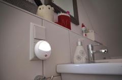 Brennenstuhl LED kulaté orientační/noční světlo se senzorem do zásuvky (1173210)