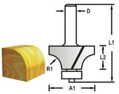 Makita zaoblovací fréza s ložiskem D50,8x25,4x76,2 mm, S=12 R19 (D-48424)