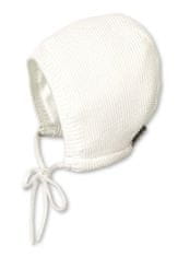 Sterntaler Čepice pletená bavlna čepec na vázání ecru uni vel. 35 cm- 1-2 m