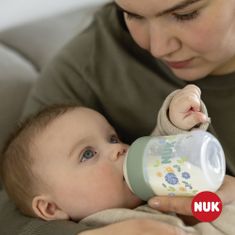Nuk Láhev kojenecká For Nature s kontrolou teploty, hnědá 150 ml