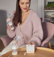 Canpol BABIES Odsávačka dvojitá elektrická mateřského mléka 2v1 s nosním nástavcem ExpressCare