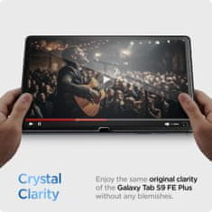 Spigen Ochranné Tvrzené Sklo Glas.Tr Slim Samsung Galaxy Tab S9 Fe+ Plus 12.4 X610 / X616B Clear