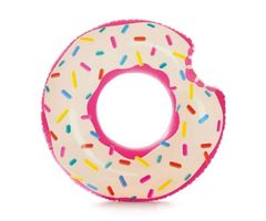 Kruh plavecký DONUT 107 x 99 cm - růžová