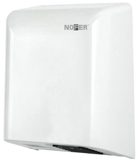 Nofer NOFER BIGFLOW bezdotykový elektrický osoušeč rukou 220-240V, 2050 W, 253x325x152mm, bílá - 01461.W