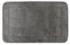 Ridder Ridder DELHI Koupelnová předložka 50x80 cm s protiskluzem, 100% polyester, tmavě šedá - 1712300