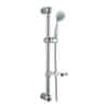 MEREO Sprchová souprava, pětipolohová sprcha, dvouzámková hadice, stavitelný držák, mýdlenka, plast/chrom - CB900A