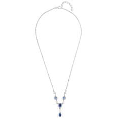 JVD Stříbrný náhrdelník s tanzanitem a zirkony SVLN0670SH8M100
