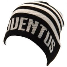 FotbalFans Zimní čepice Juventus Turín, černo-bílá, univerzální