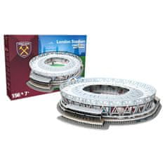 FotbalFans 3D puzzle West Ham United FC, replika stadionu, 156 dílků