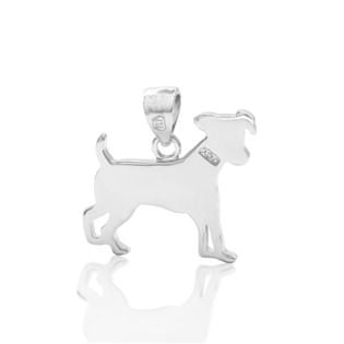 NUBIS Stříbrný přívěšek pes Jack Russell teriér