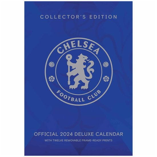 FotbalFans Luxusní kalendář 2024 Chelsea FC, 30x42 cm