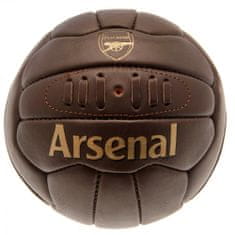 FotbalFans Fotbalový míč Arsenal FC, retro styl, pravá kůže, vel. 5