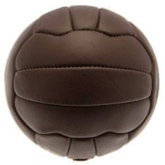 FotbalFans Fotbalový míč Arsenal FC, retro styl, pravá kůže, vel. 5