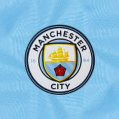 FotbalFans Dětská Bunda Manchester City FC, kapuce, modrá | 10-11r