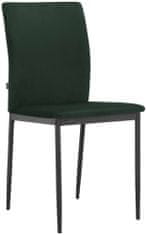 Danish Style Jídelní židle Pavia (SET 2 ks), syntetická kůže, zelená