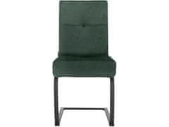 Danish Style Jídelní židle Izumo (SET 2 ks), samet, zelená