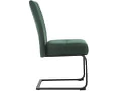 Danish Style Jídelní židle Izumo (SET 2 ks), samet, zelená