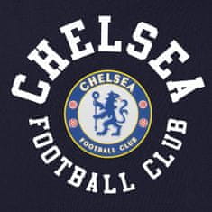 FotbalFans Dětská mikina Chelsea FC, tmavě modrá, polybavlna | 12-13r