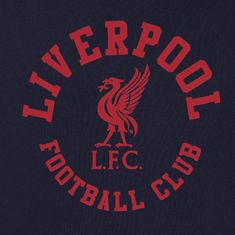 FotbalFans Dětská mikina Liverpool FC, tmavě modrá | 10-11r