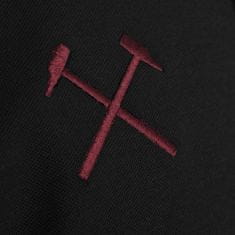 FotbalFans Polo Tričko West Ham United FC, vyšitý znak, černé | XXL