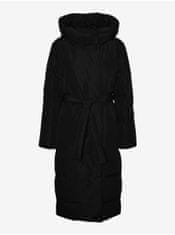 Vero Moda Černý dámský zimní kabát VERO MODA Leonie M