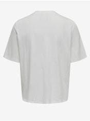ONLY Bílé dámské tričko ONLY Lulu XL