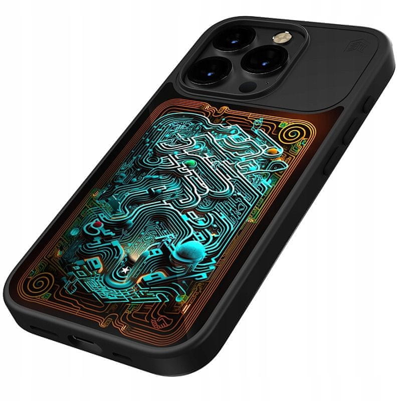 Levně STM Reveal Warm MagSafe Case iPhone 15 Pro STM-322-410FK-01, černý