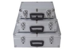 AHProfi Sada hliníkových kufrů 3v1, 430 x 290 x 120 - AH14021