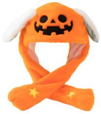 EXCELLENT Plyšová čepice s pohyblivýma ušima - Halloween