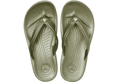 Crocs Crocband Flip-Flops Unisex, 36-37 EU, M4W6, Žabky, Pantofle, Sandály, Army Green/White, Zelená, 11033-37P