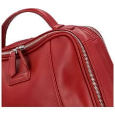 Katana Luxusní dámský kožený batůžek Katana Genevieve, červená
